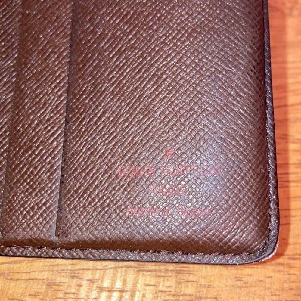 Louis vuitton damier ebene billfold wallet 6 credit card slots - Picture 3 of 5